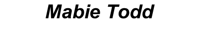 Mabie Todd