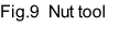 Fig.9  Nut tool