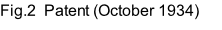 Fig.2  Patent (October 1934)